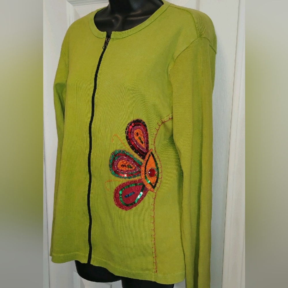 Leopards & Roses Embroidered Jacket - Picture 3 of 6